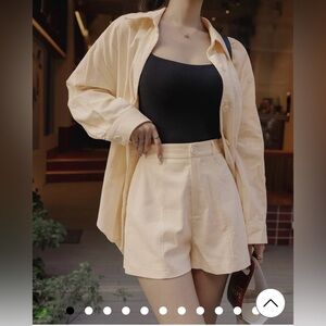 NEW! AIR SPACE Plain Corduroy Shorts